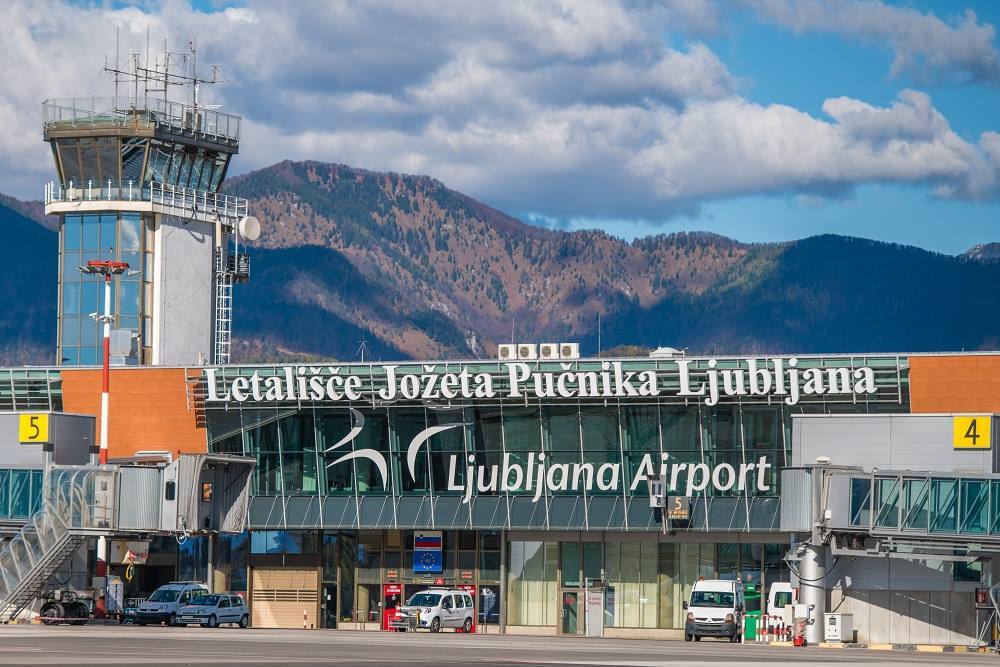 Aeropuerto de Liubliana, capital de Eslovenia