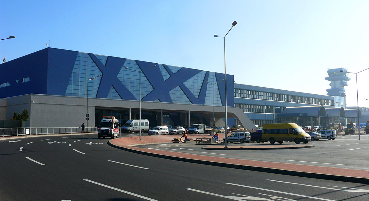 Aeropuerto de Otopeni a las afueras de Bucarest